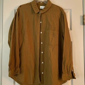 Universal Thread Brown Button-Up Shirt